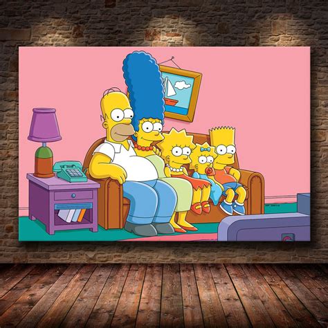 simpsons wall art